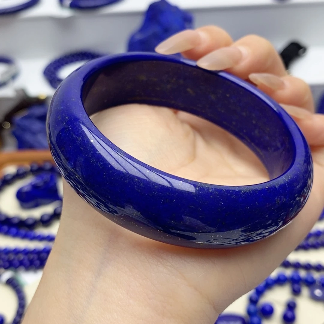 青金石未镶嵌手镯60.7