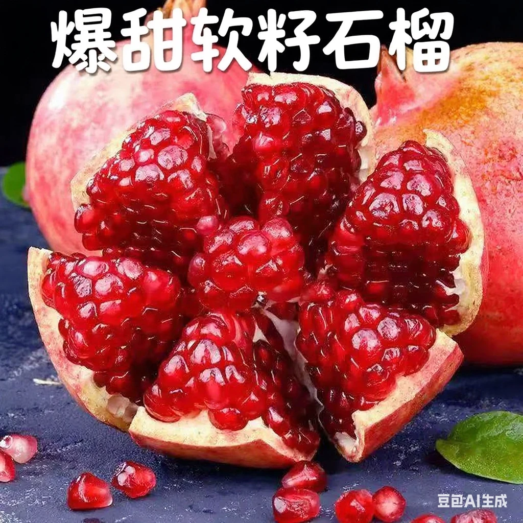 【秋波专属】突尼斯软籽石榴新鲜水果当季会理多汁无籽石榴树熟大果