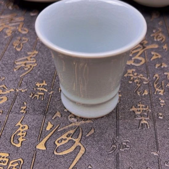 汝瓷天蓝釉闻香杯主人杯