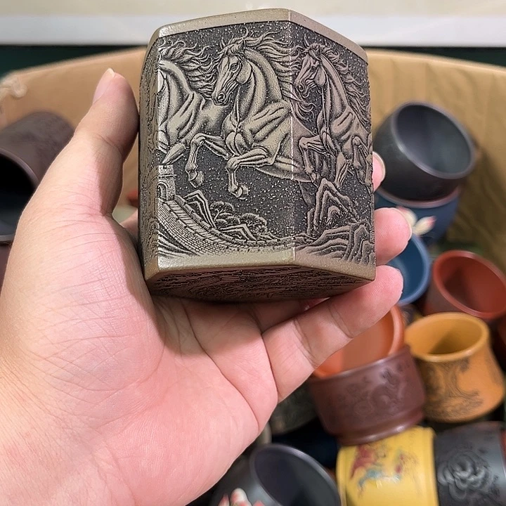 茶杯紫砂全手工紫砂主人杯