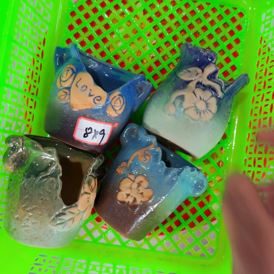 紫砂花盆粗陶盆醋