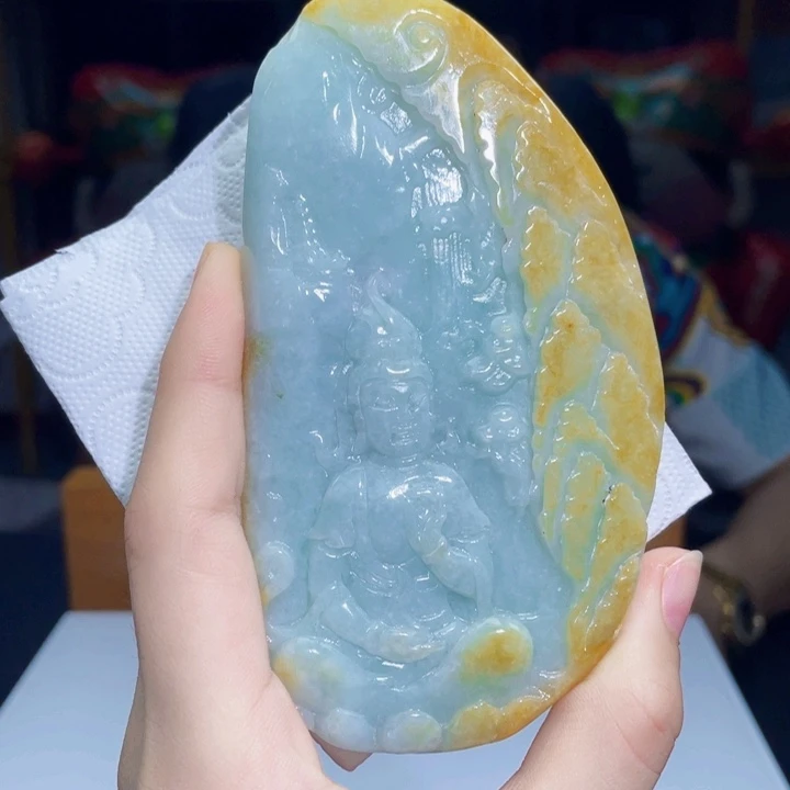翡翠未镶嵌吊坠(不含链)D526