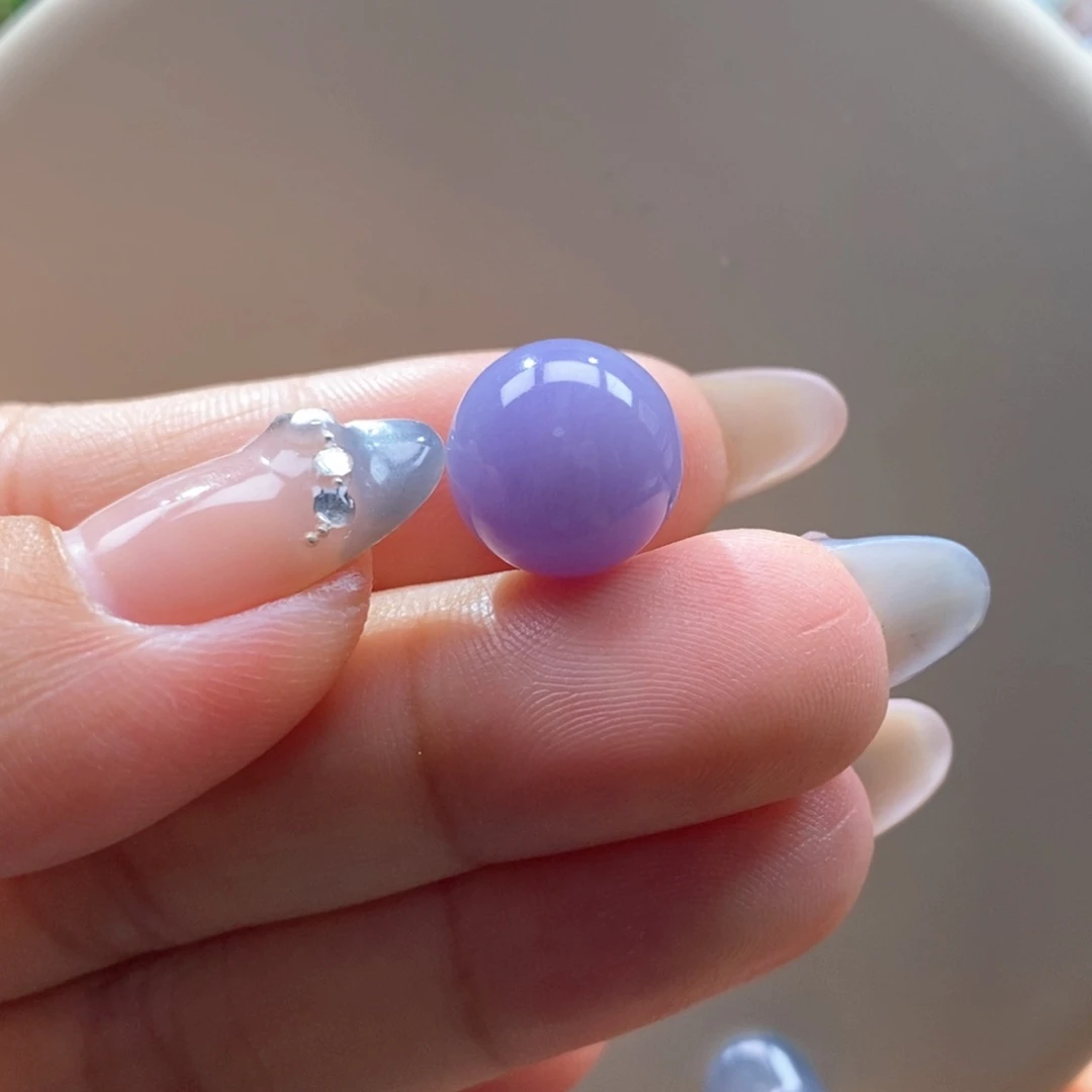 翡翠未镶嵌吊坠(不含链)翡翠红妖紫珠卡12.9