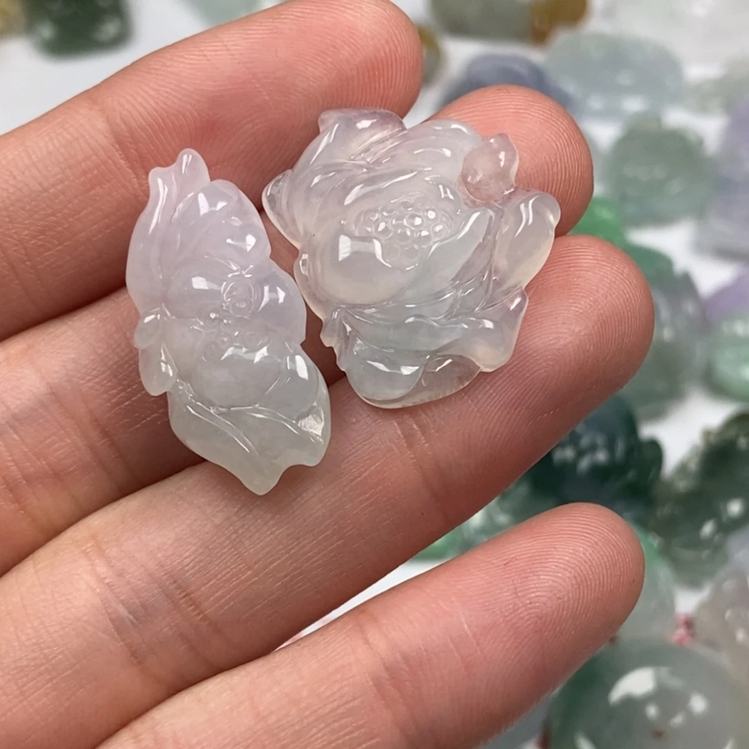 琪***宝翡翠未镶嵌颈饰翡翠