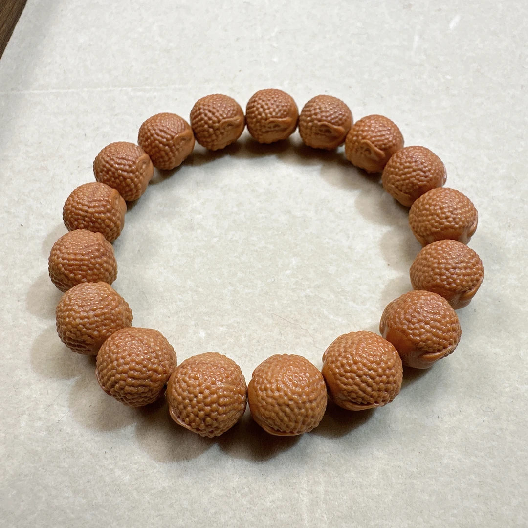 猴头核桃精雕宝宝佛头手串