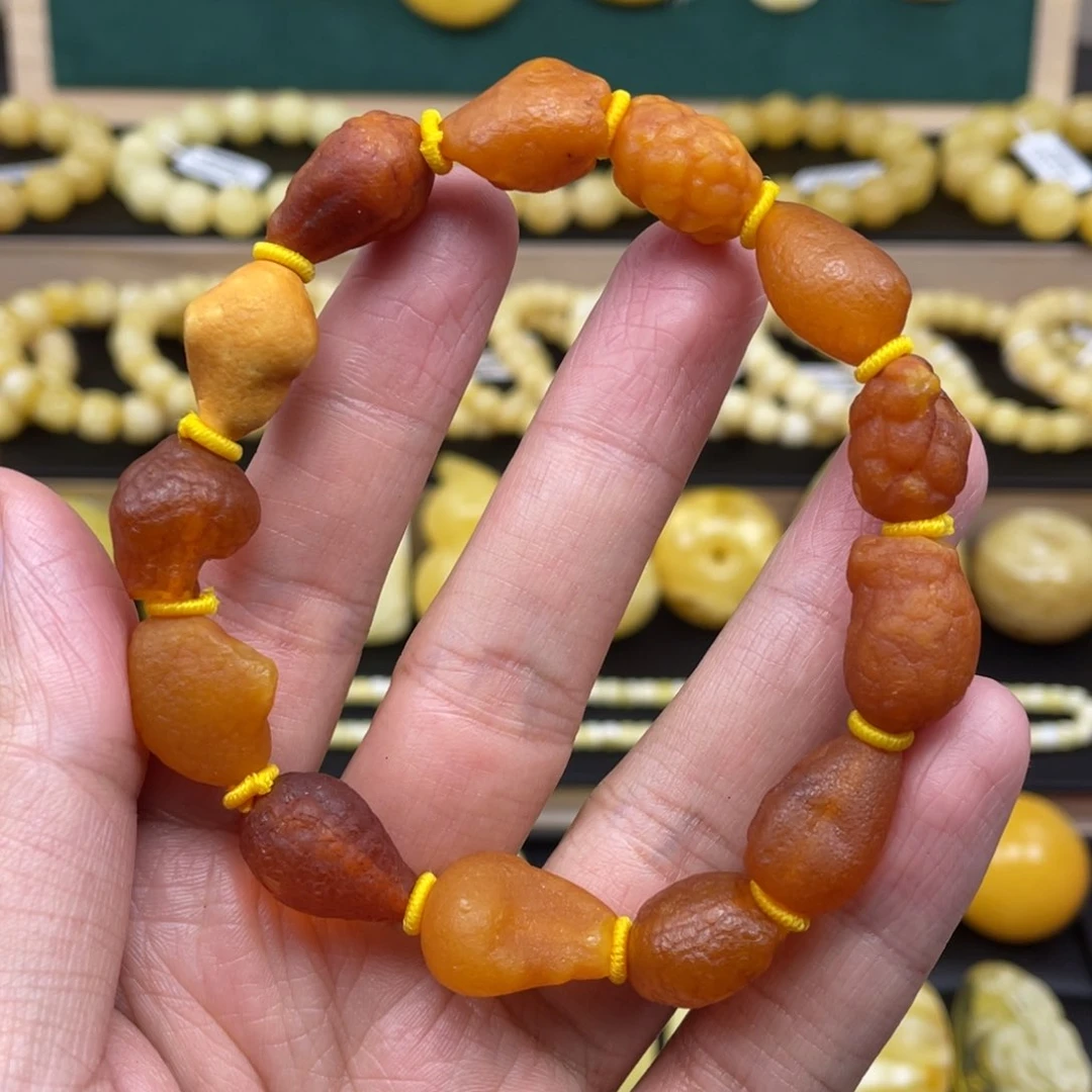 琥珀裸石未镶嵌琥珀蜜蜡