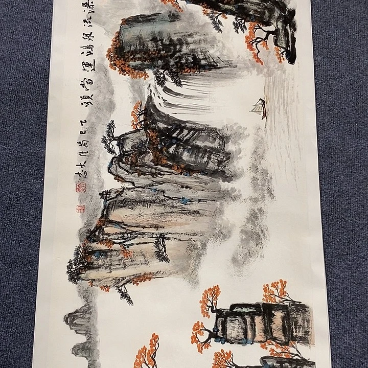 茶***道国画纯手绘国画写意作品