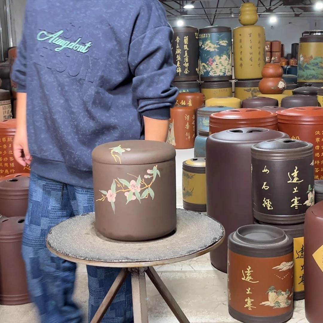 紫砂茶叶罐茶叶罐