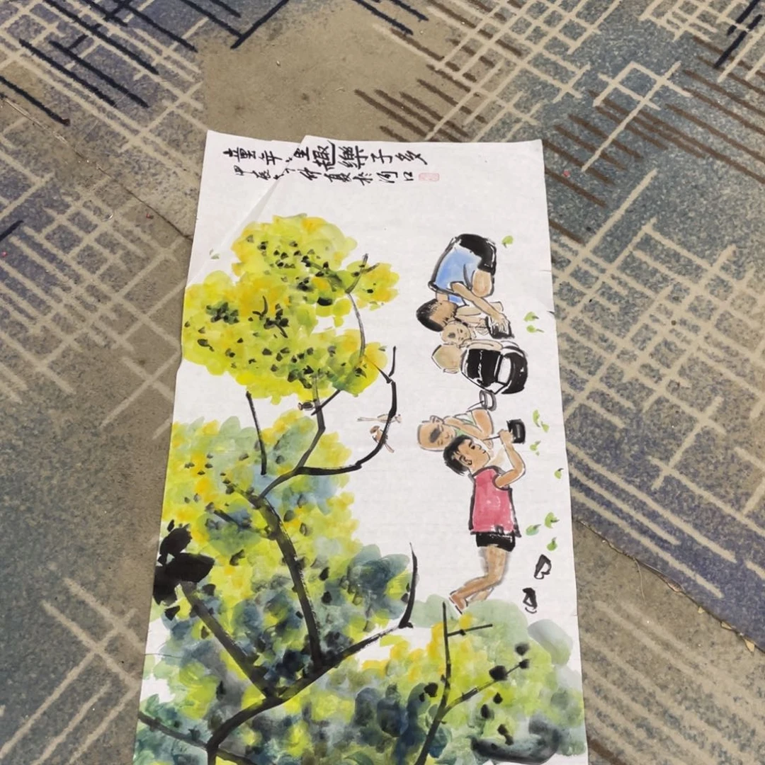 国画三尺作品人物11111