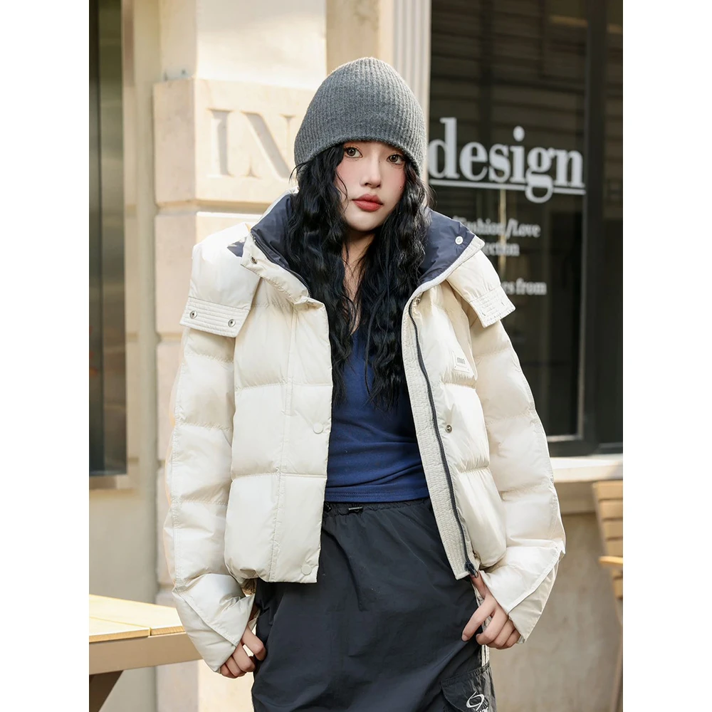 9065羽绒服2024年爆款正品冬季宽松白鸭绒时尚外套