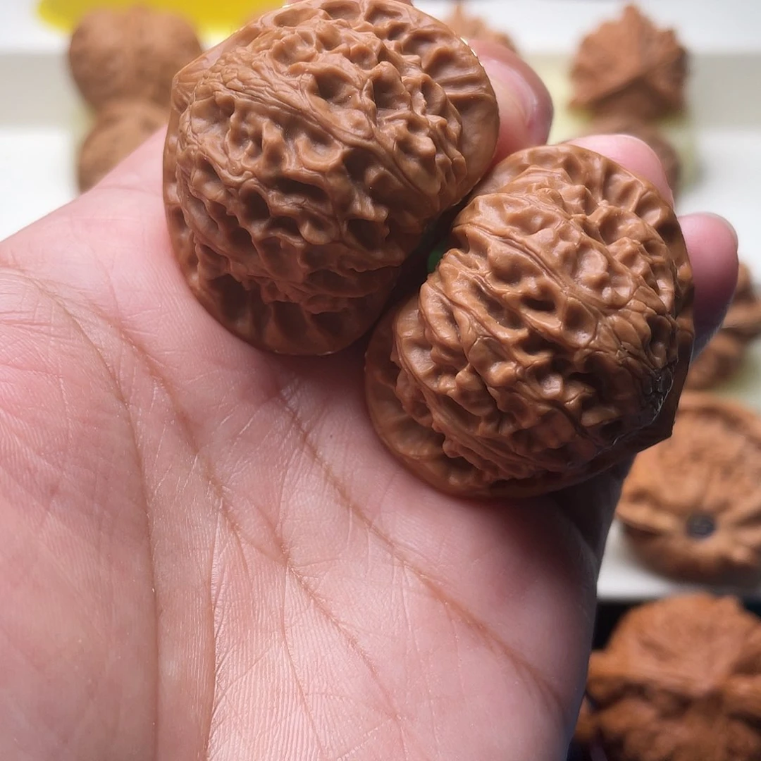 文玩核桃把件大****图宫灯39