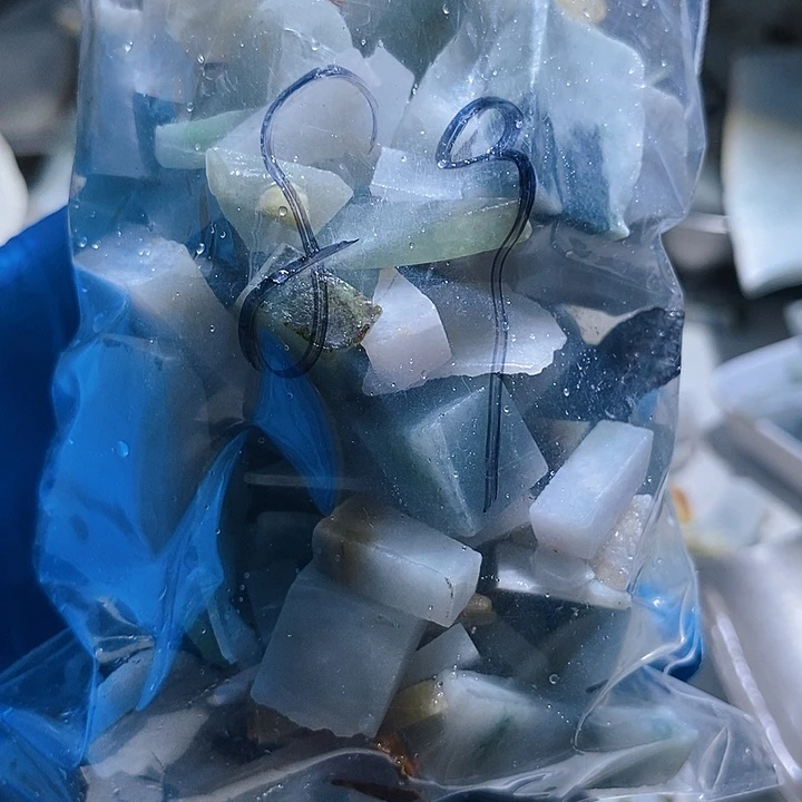 翡翠未镶嵌颈饰鱼缸料89