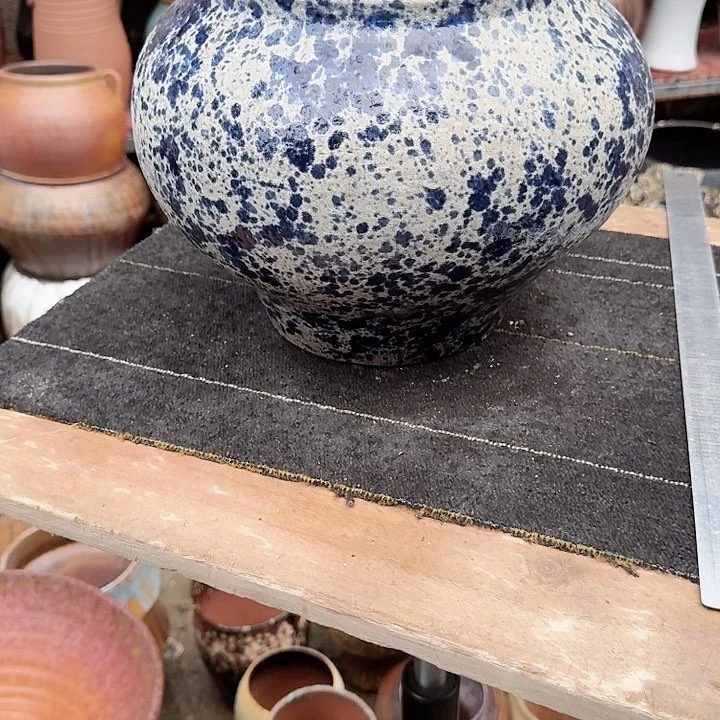 紫砂花盆高度24口径21