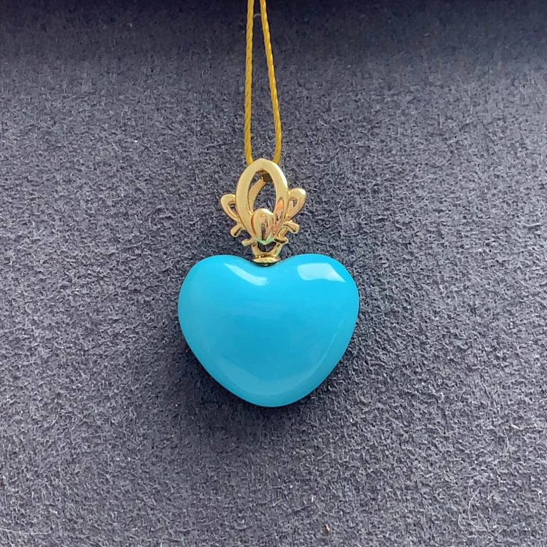 绿松石未镶嵌吊坠