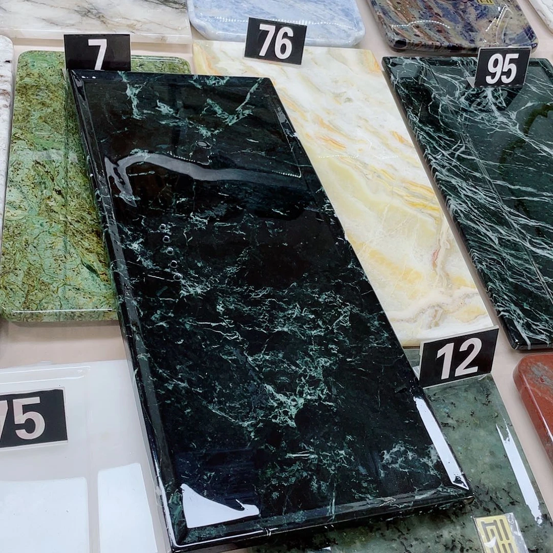 天然奢石普拉哒绿茶盘70*30