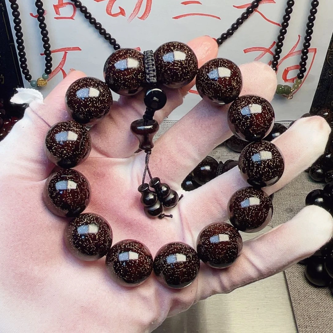 小叶紫檀手串/手链1.8爆星