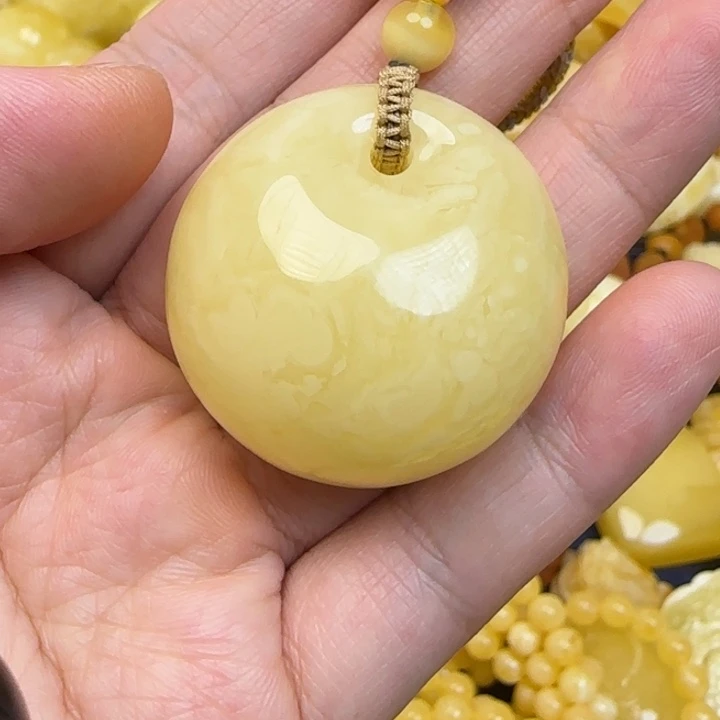 未镶嵌颈饰蜜蜡天然蜜蜡