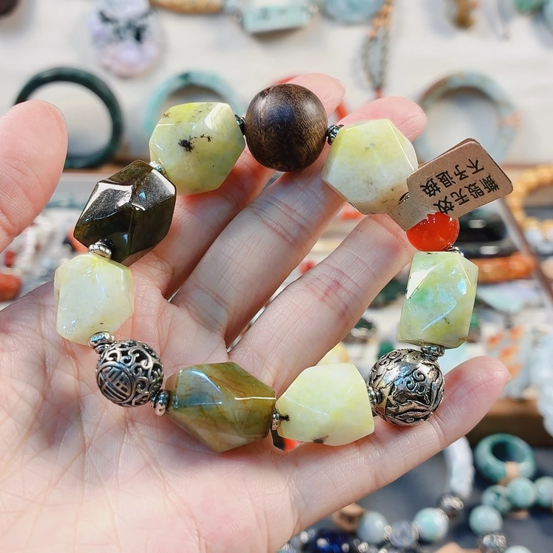 翡翠未镶嵌手链手串