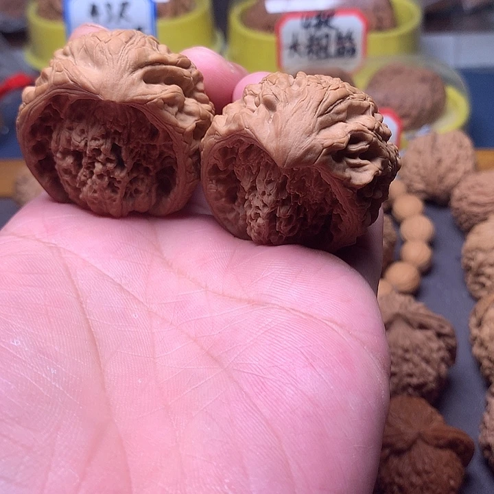 桃核吊坠聚宝盆蛇头