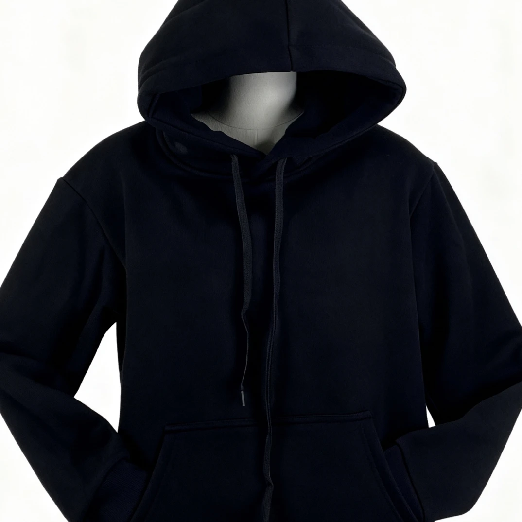 适中长袖男女不限，宽松型厚款加绒户外连帽卫衣秋冬，校服神器。