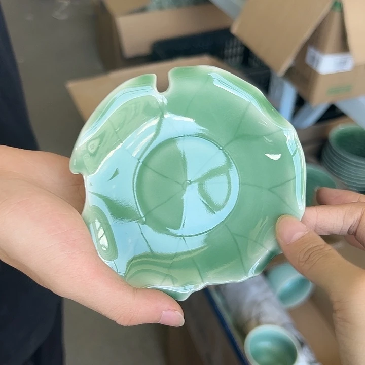 龙泉云间青瓷小米茶器