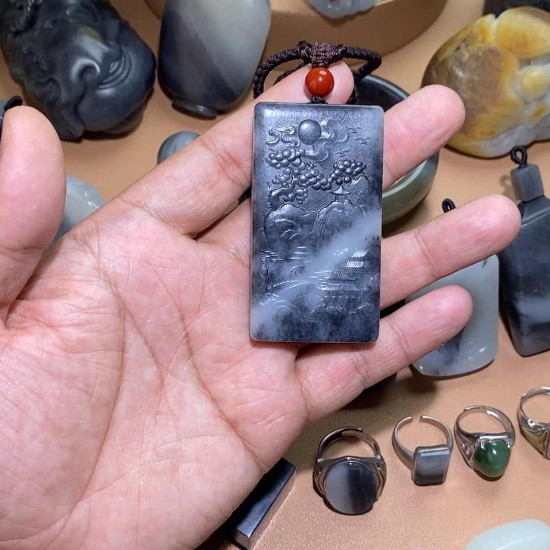 未镶嵌和田玉挂件