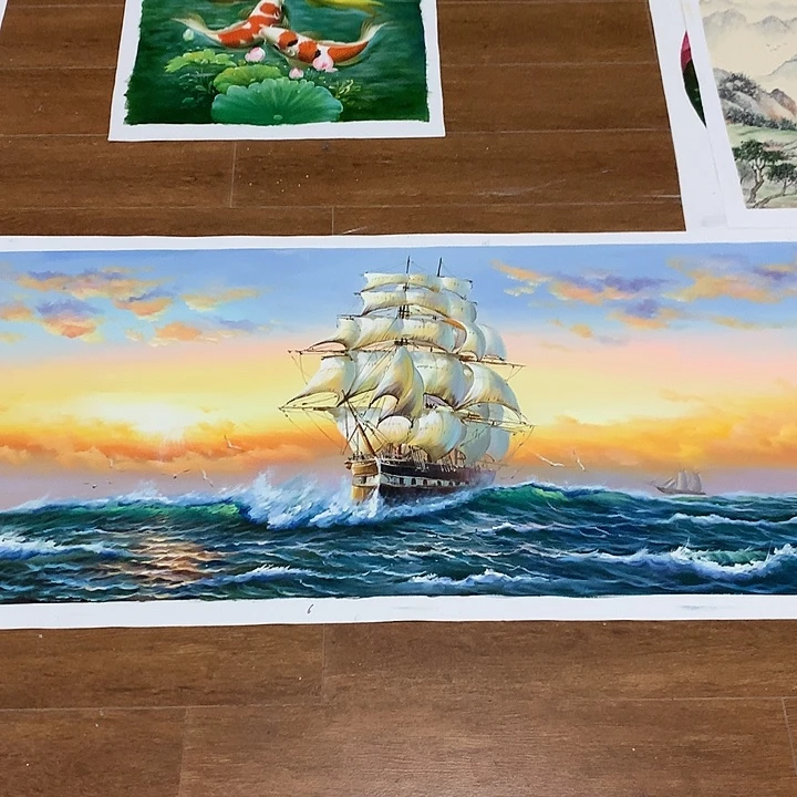 油画70*180手绘油画