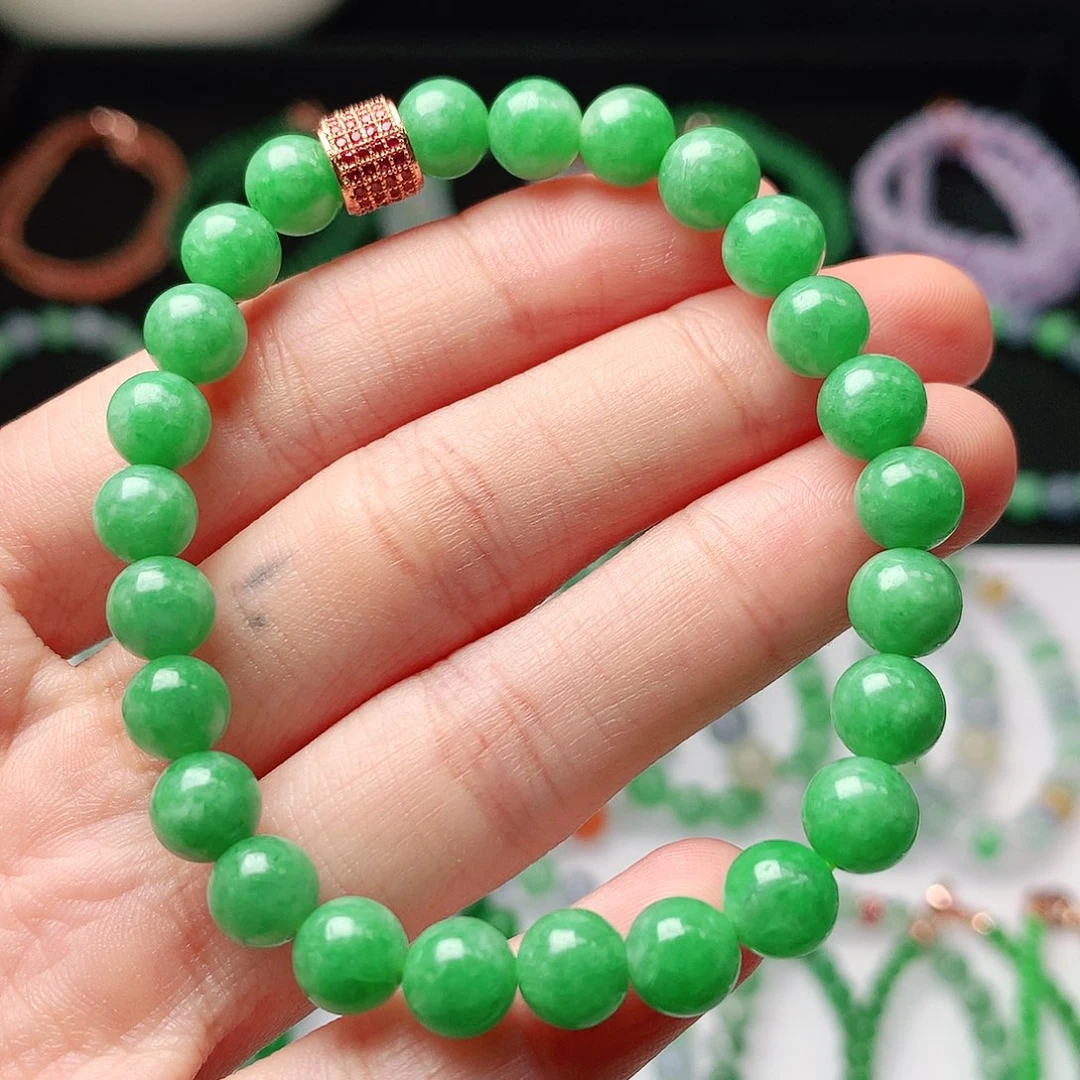 未镶嵌手链翡翠翡翠