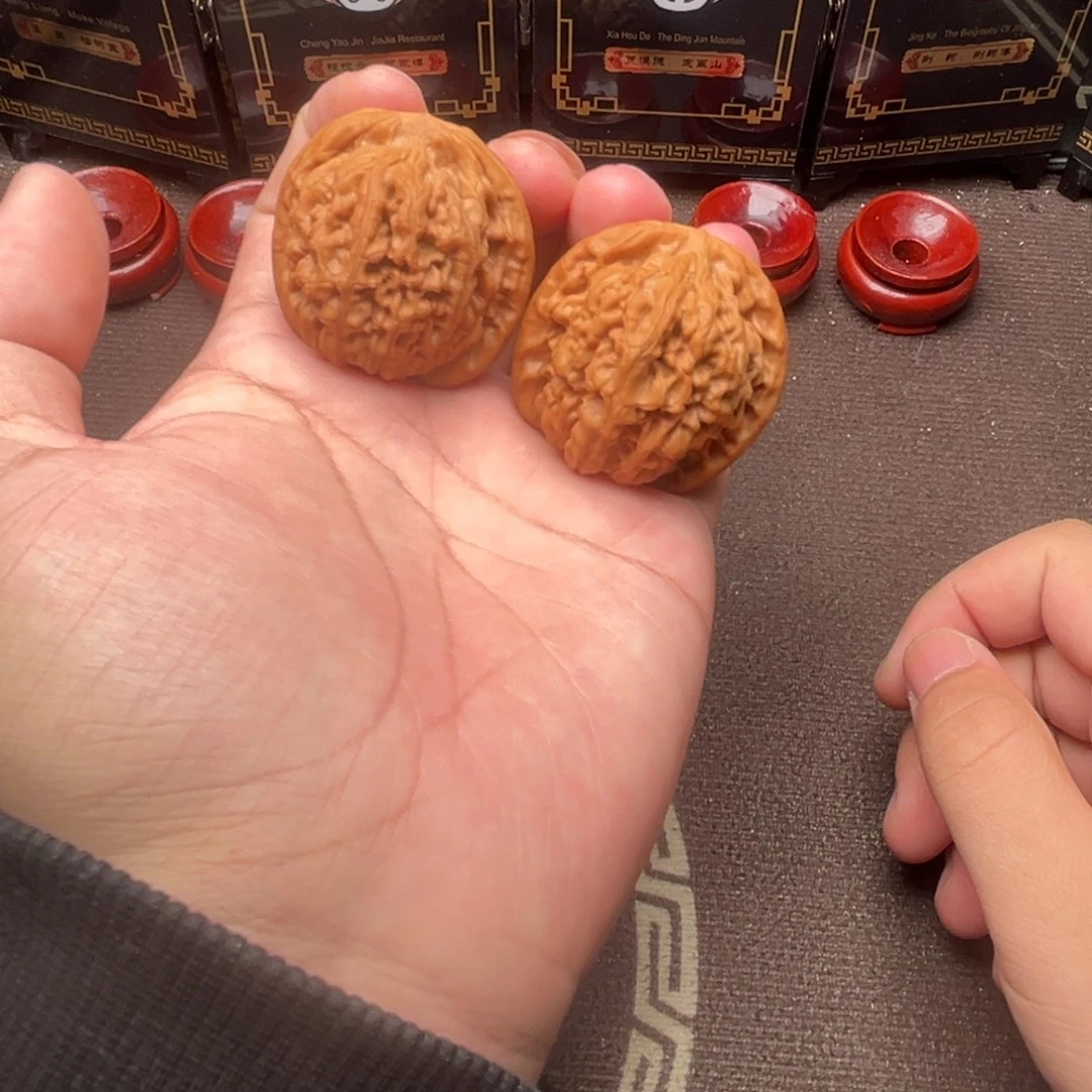 吊坠文玩核桃莲花