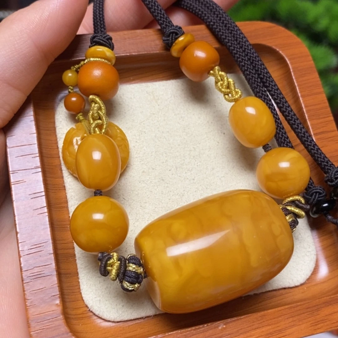 【闪购商品】蜜蜡颈饰未镶嵌项链