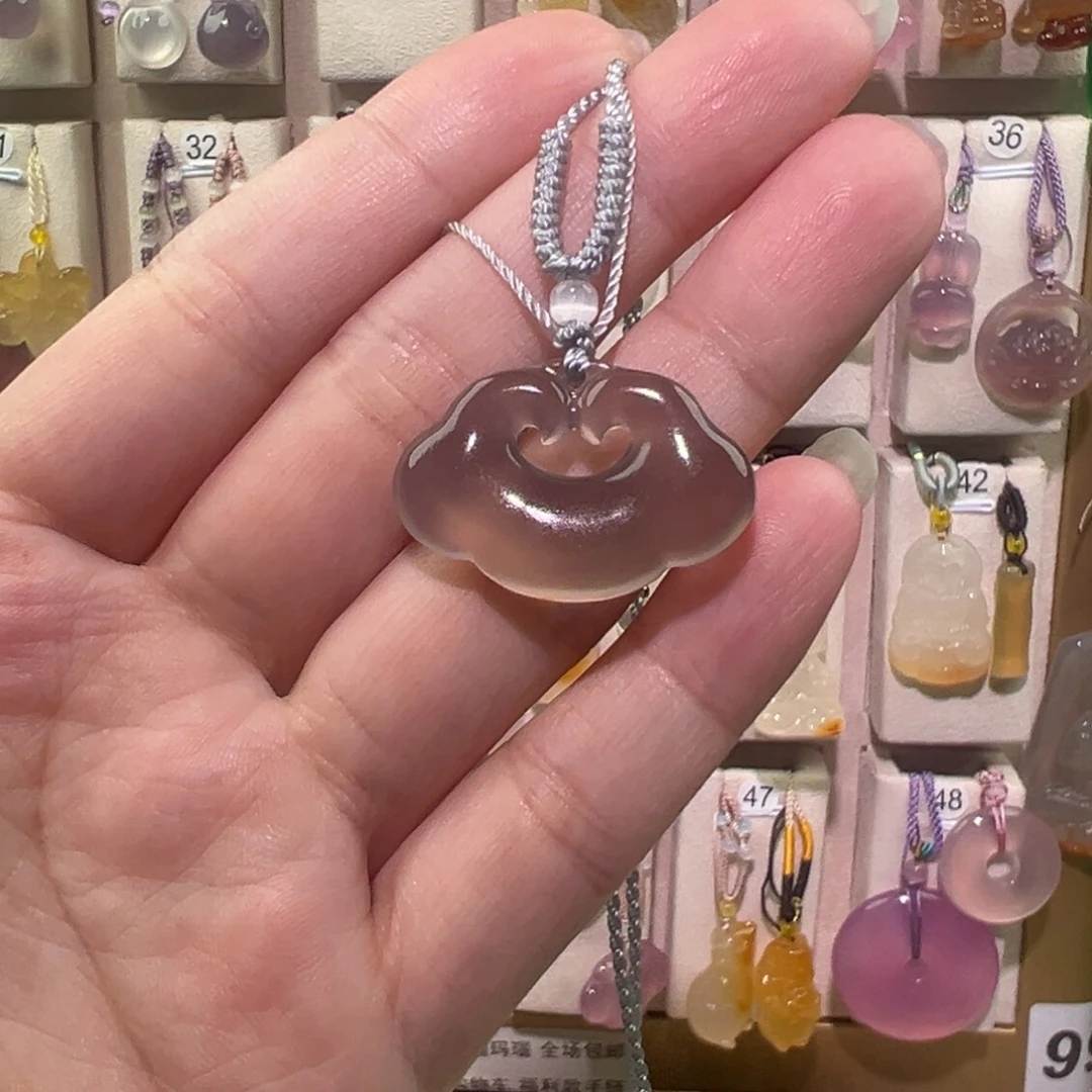 玛瑙/玉髓未镶嵌颈饰微瑕福利不退不换