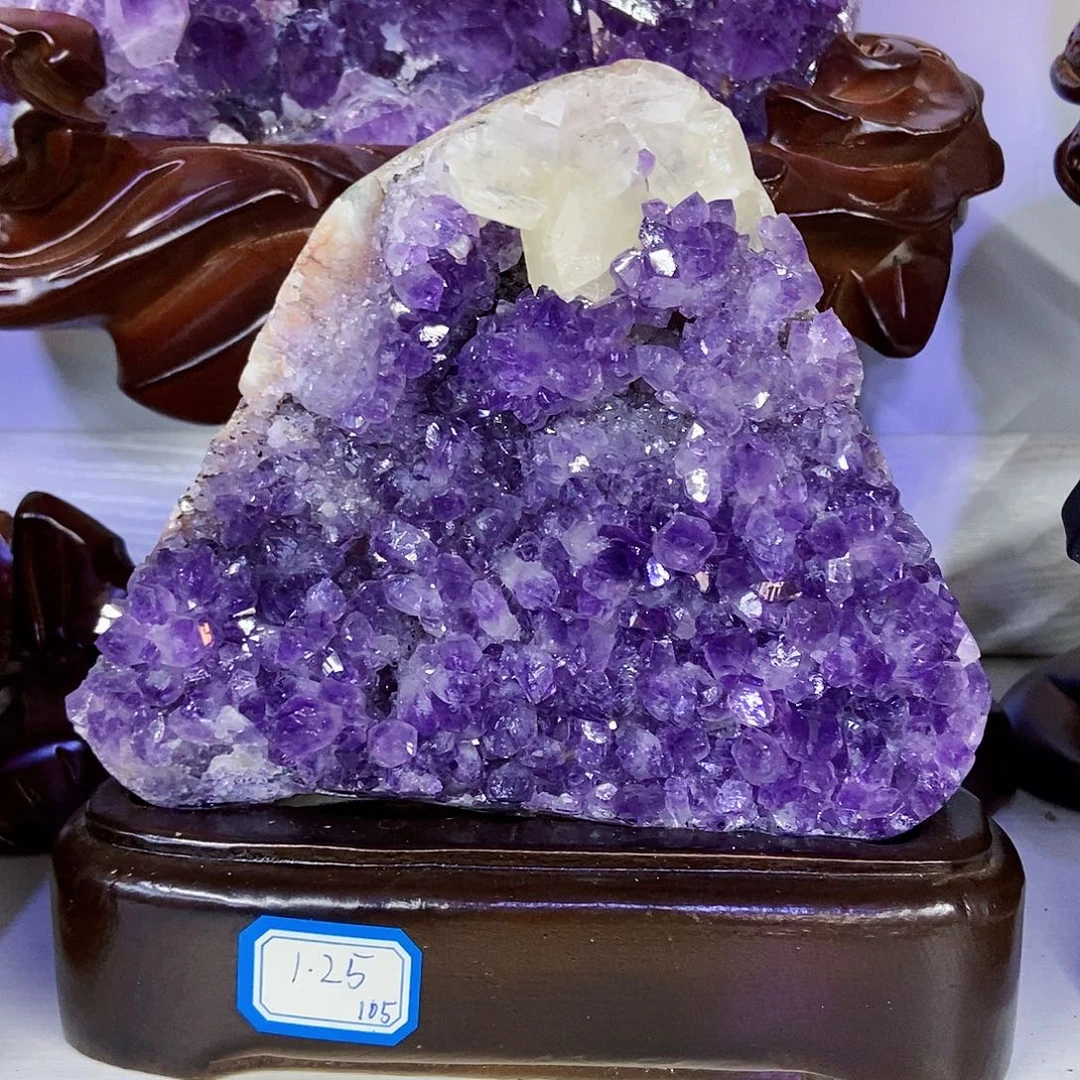 大型摆件（非配饰）紫晶未镶嵌清