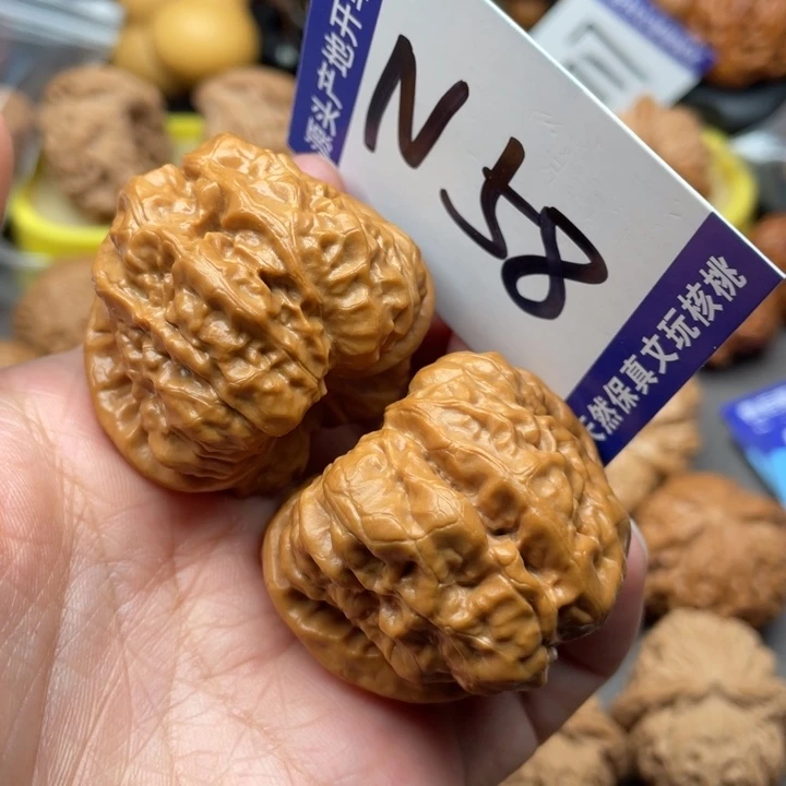文玩核桃把件蛙蛙42尺