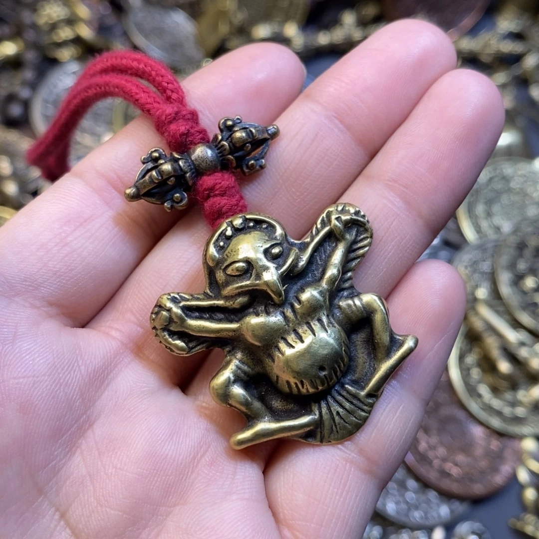 藏式大鹏鸟搭配挂件