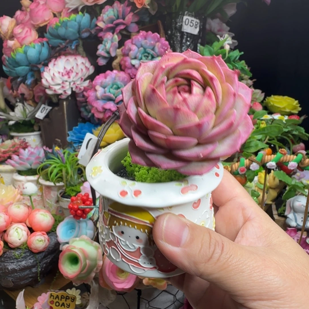 手工制作苯巴带盆