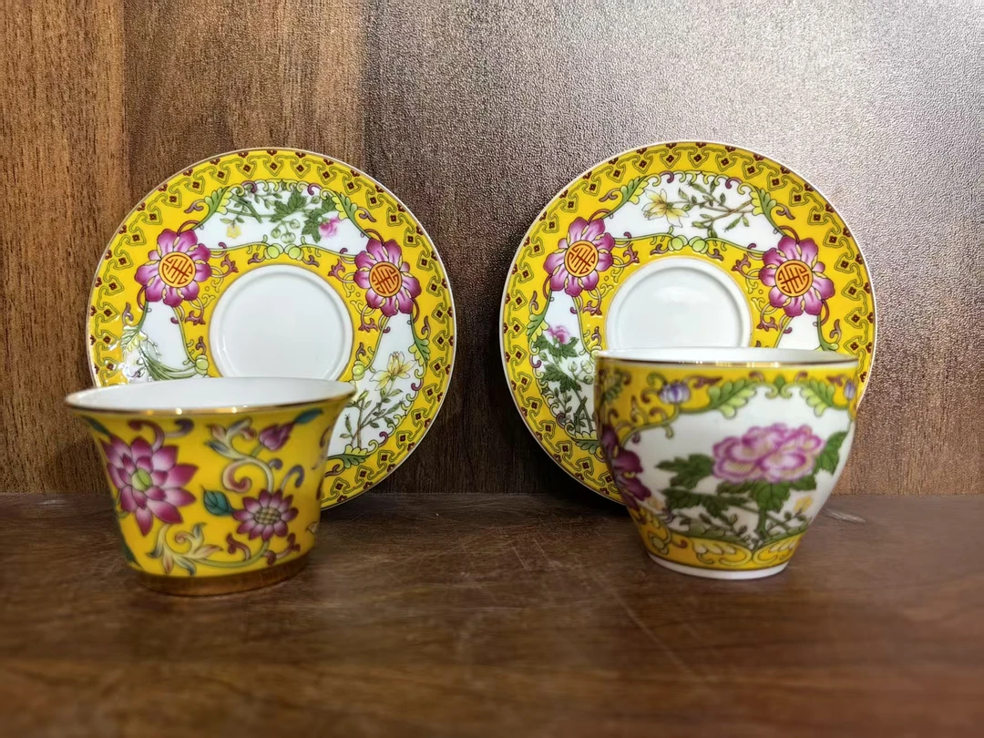 E3不固定景德镇制陶瓷一坨一杯主人杯2套