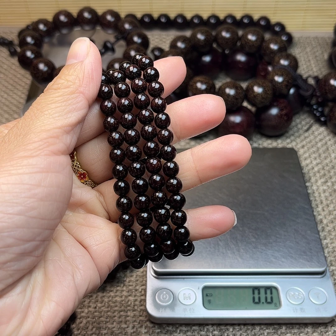 檀香紫檀（小叶紫檀）0.6 108颗 爆星