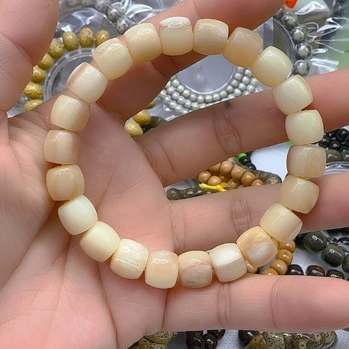 手串星月菩提176原色坨坨10左右直切单圈