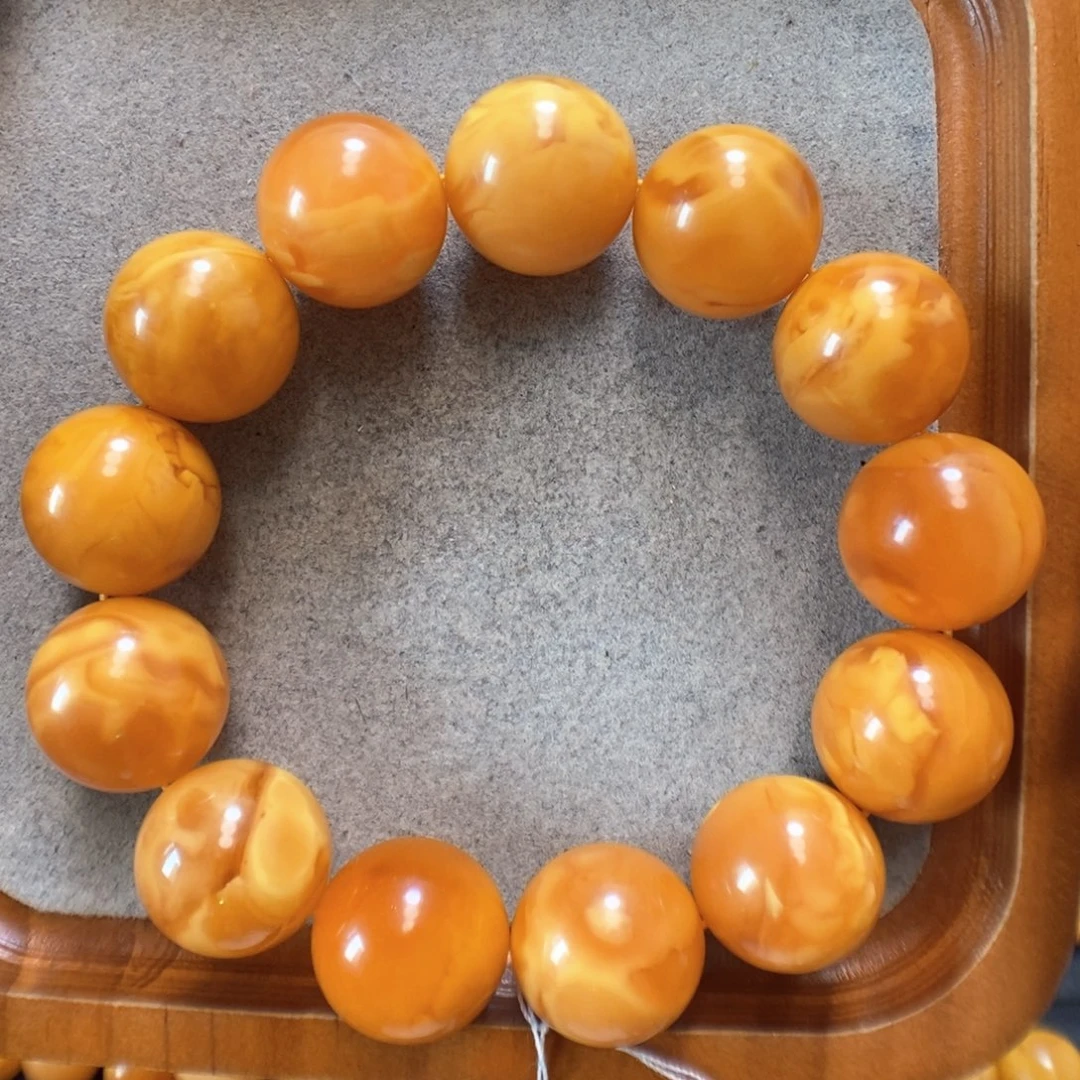 未镶嵌蜜蜡手串蜜蜡手串
