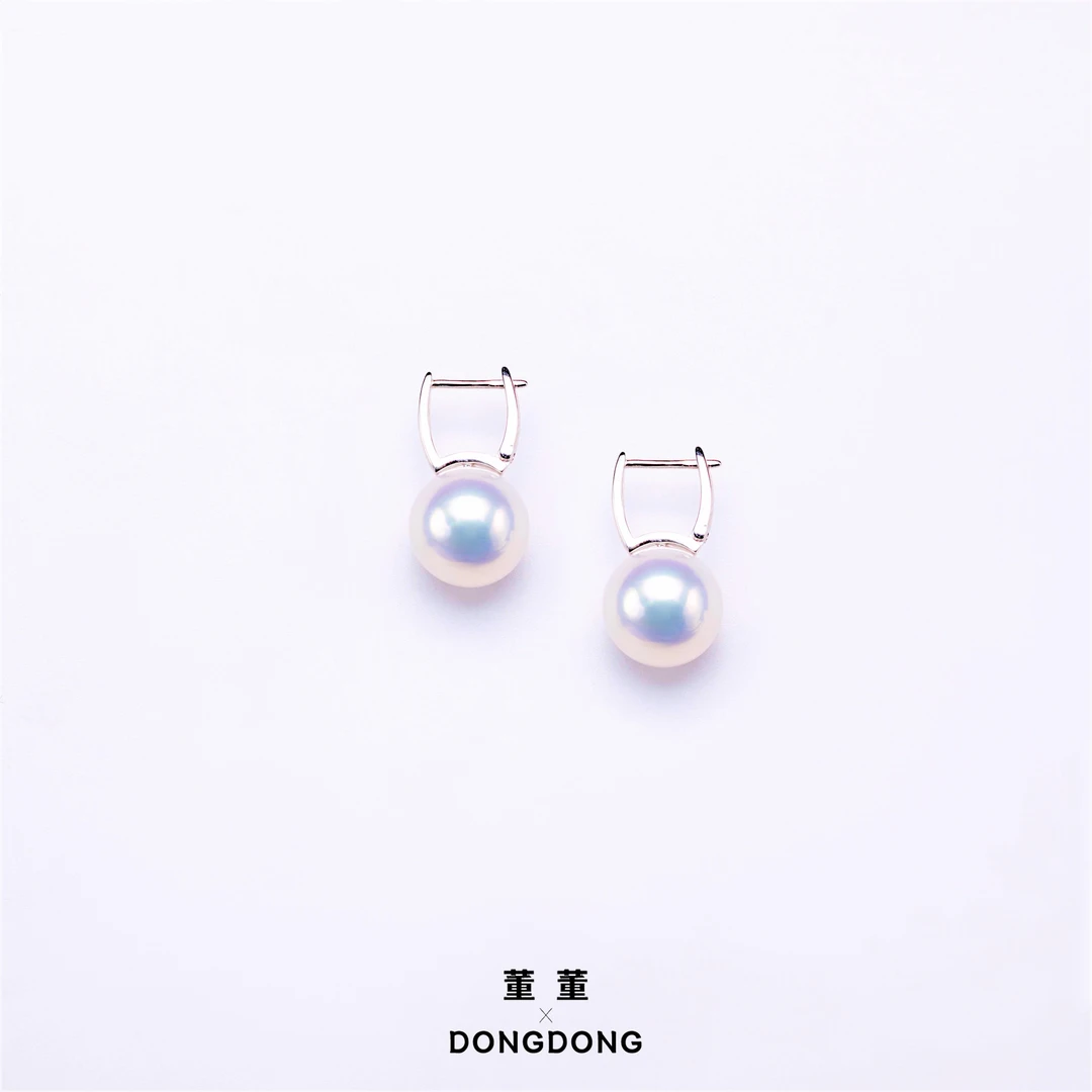 DDX709【阳阳】“冰魄玫瑰”水桶S925银扣 10-11mm 时尚百搭经典气质