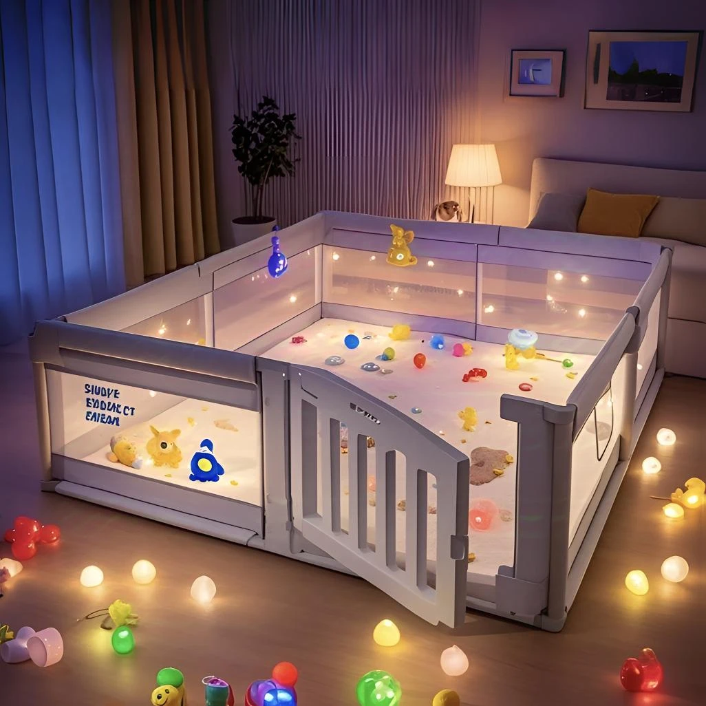 围栏婴儿防护栏客厅地上爬行学步栅栏宝宝室内家用爬垫儿童游戏栏