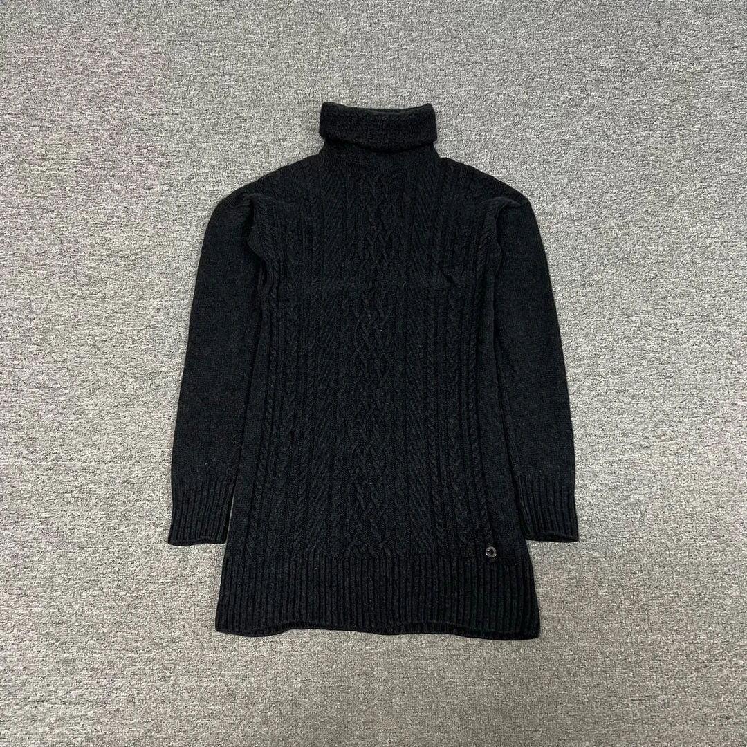99新 Alexander McQueen/亚历山大·麦昆 loro piana 羊绒针织裙