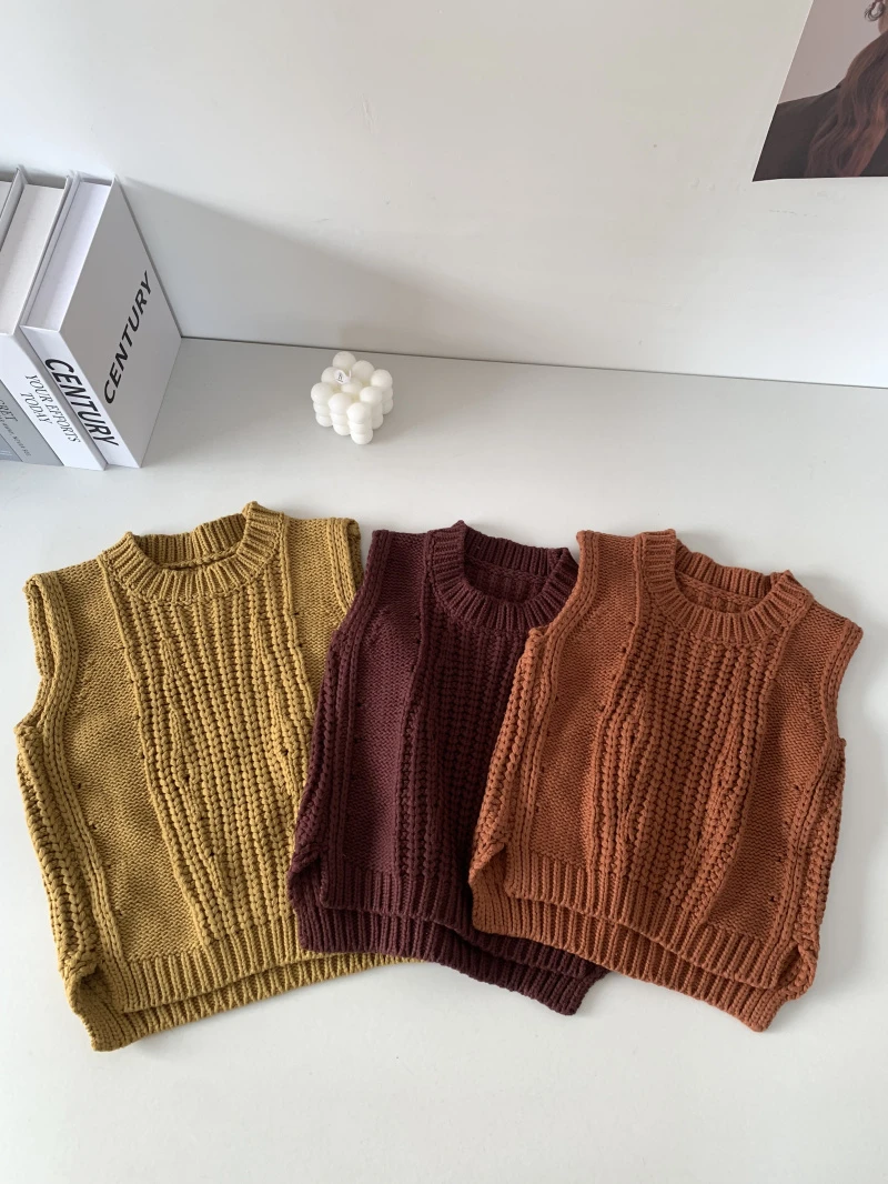 儿童针织马甲no.退no.换