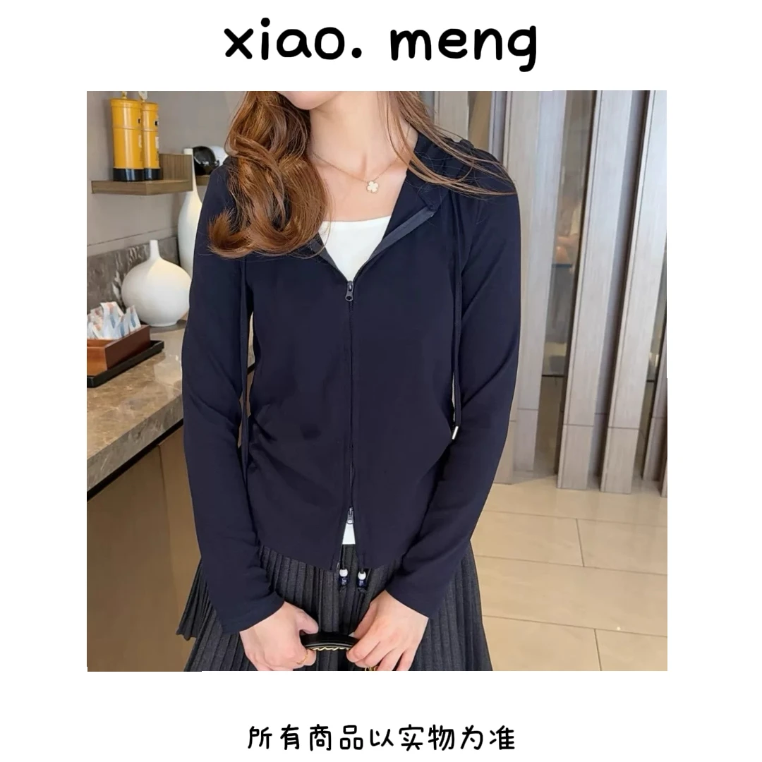 韩版时尚连帽长袖显瘦打底衫6010