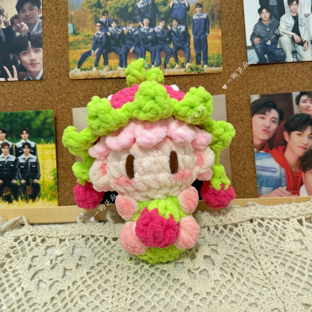 钩织后陡berry可爱创意后陡门禾伙人周边种地吧玩偶挂件成品