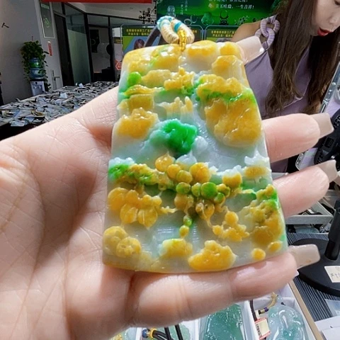 颈饰未镶嵌翡翠一个
