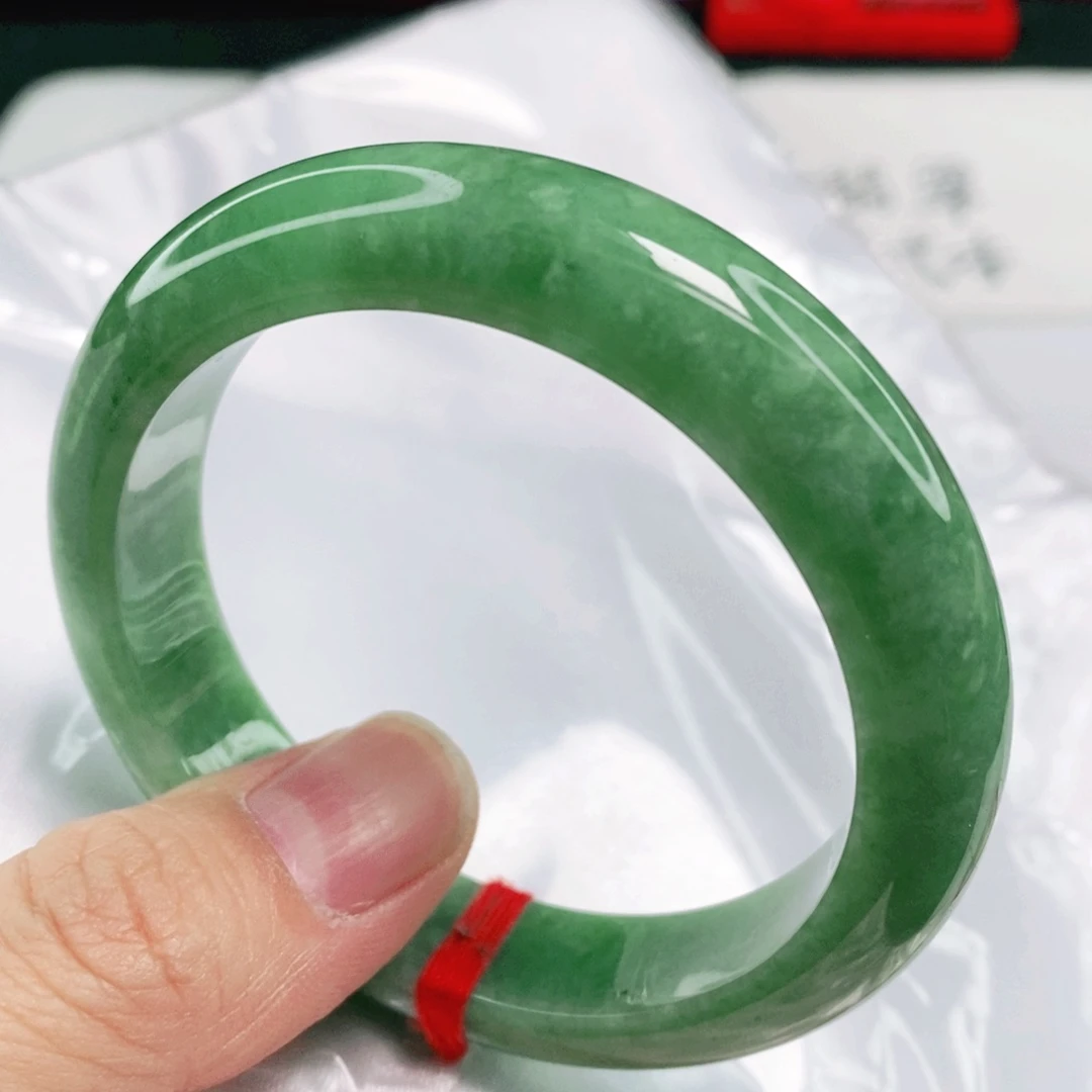 未镶嵌手镯翡翠54.6圈口完整