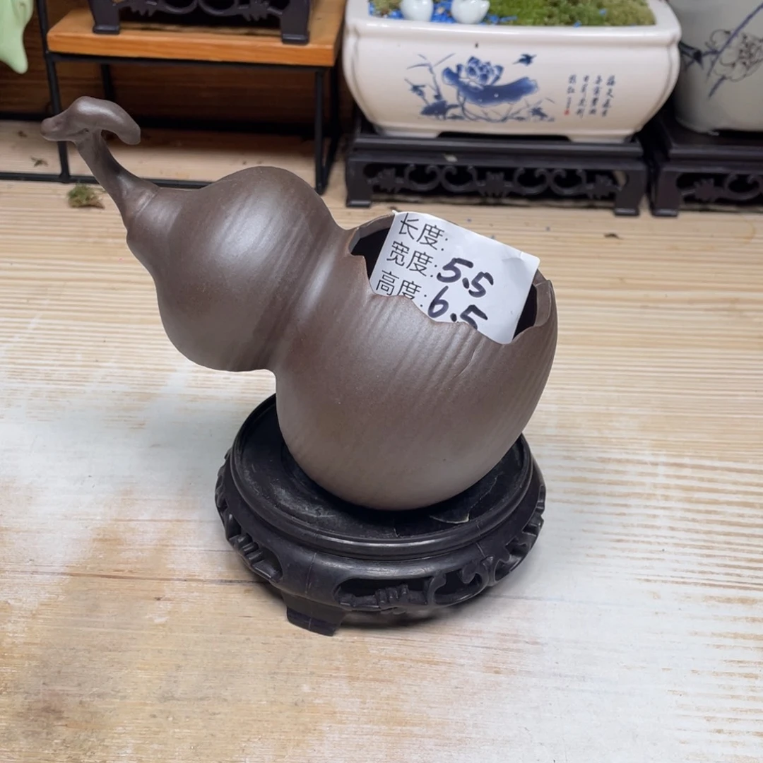 紫砂花盆陶瓷艺术花盆陶瓷