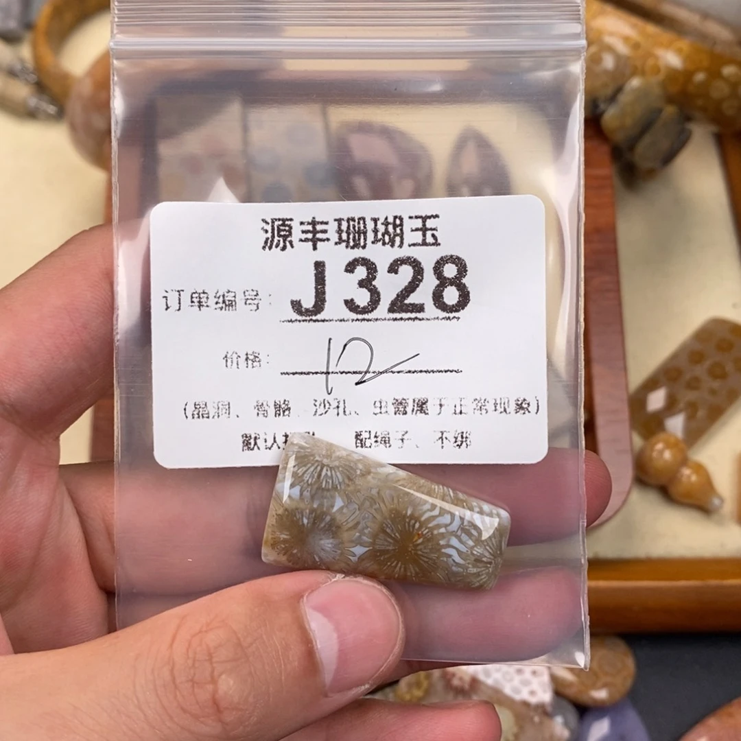 硅化玉颈饰未镶嵌用****7