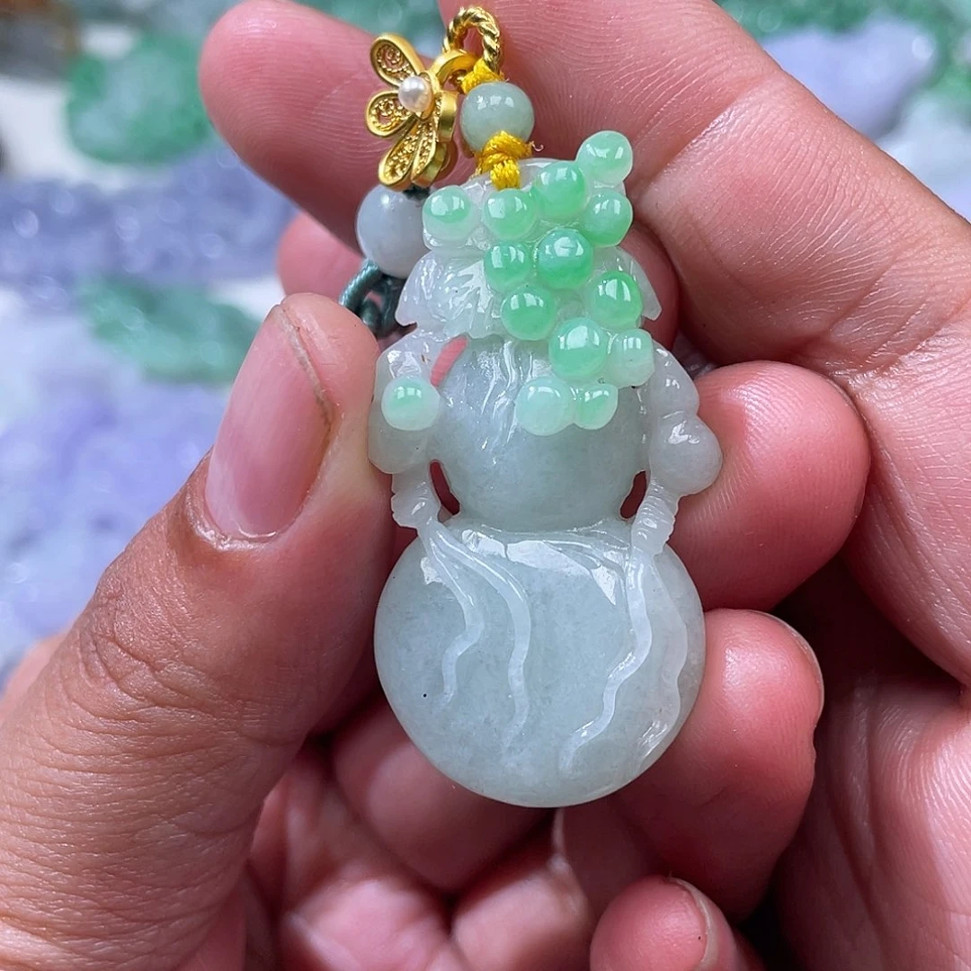 翡翠未镶嵌颈饰翡玉缘翡翠